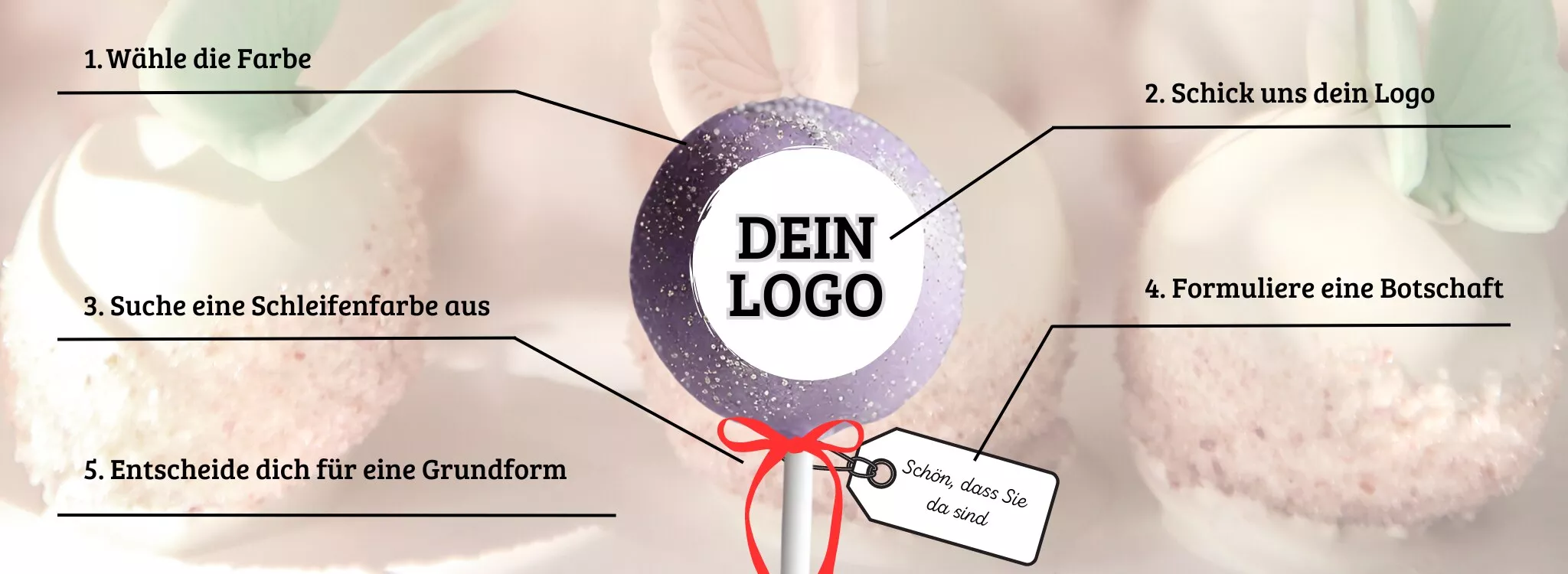 So funktioniert die Personalisierung unserer Lolli Bopps